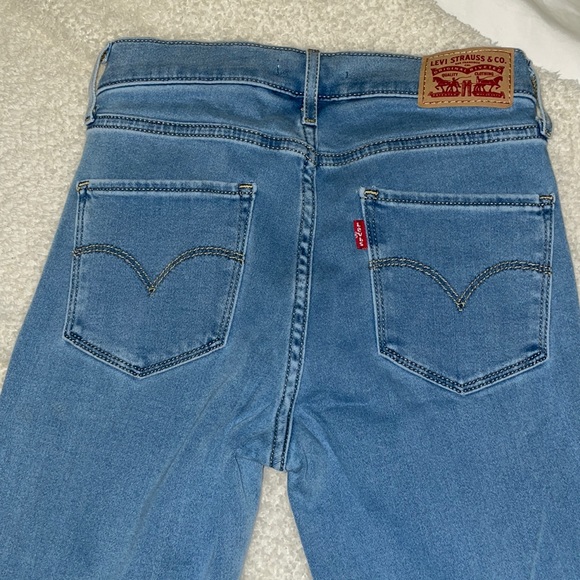 LEVIS 720 high rise super skinny cutoff jeans - Picture 3 of 5